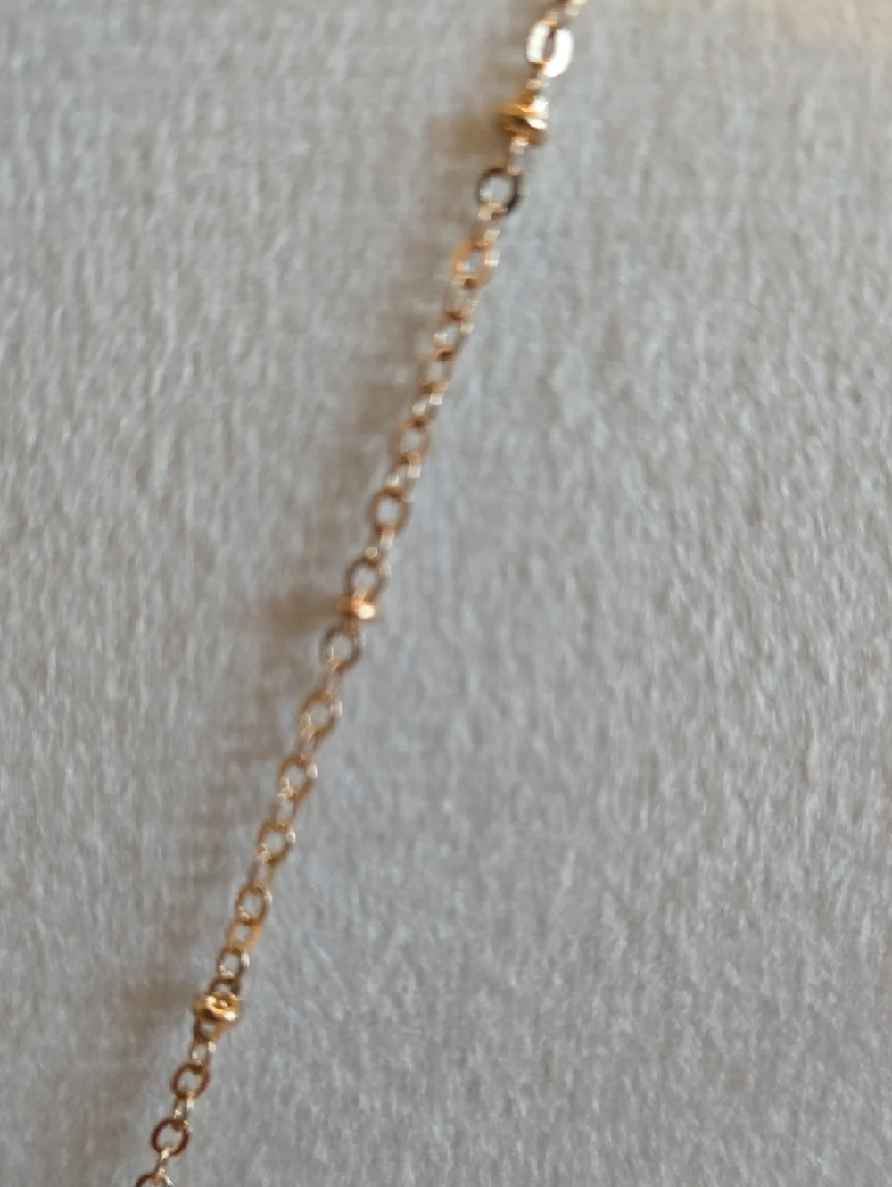 Gold Raised Cameo Pendant Necklace On Intricate Diamond Cut Chain Back in Stock.